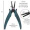 The Beadsmith® 1.8mm Punch Plier with Gauge Guard